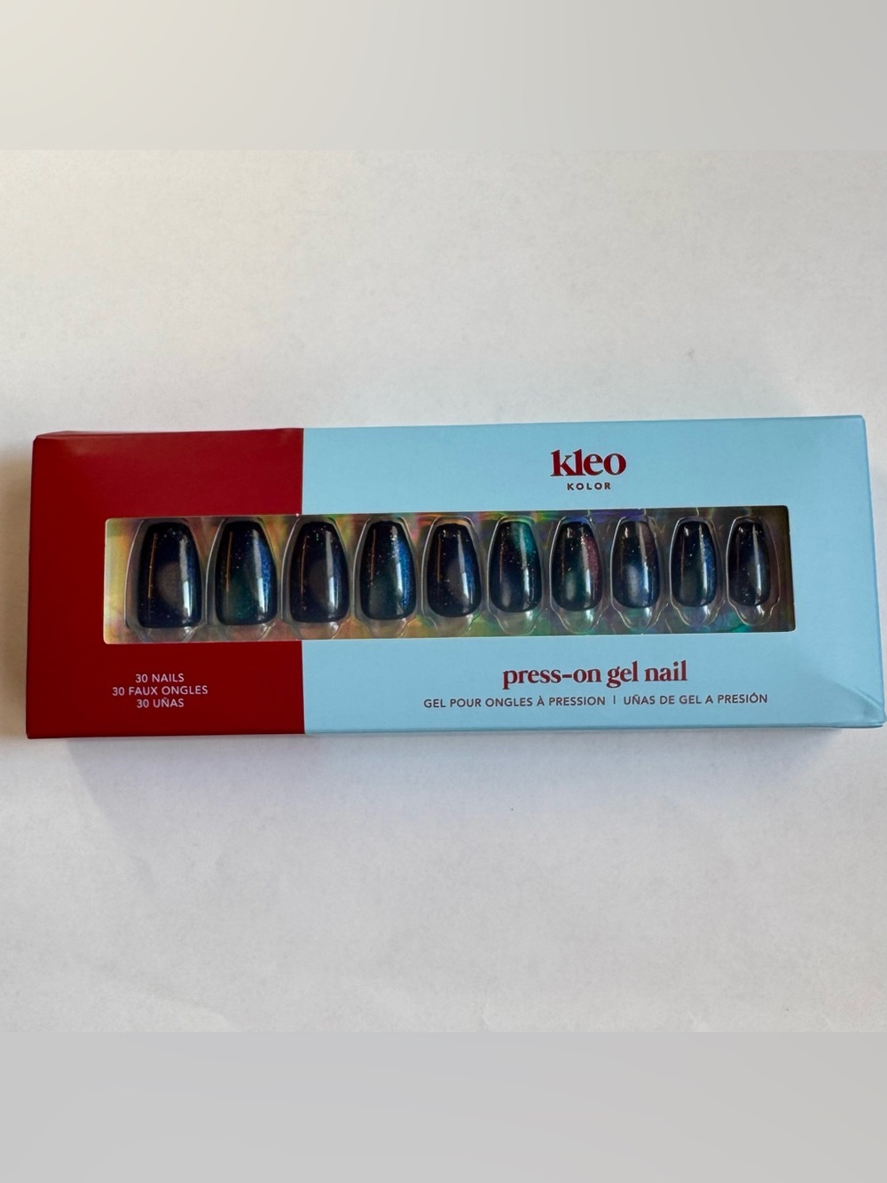 Kleo Kolor Press-On Gel Nails — Galaxy Aura 🌌